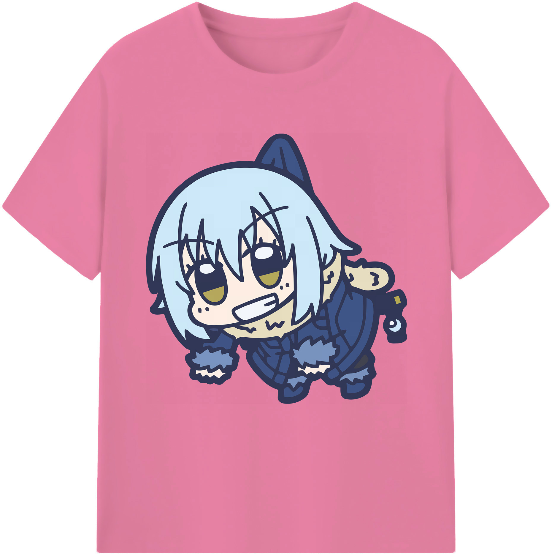 （画像用） 転スラ Regarding Reincarnated to Slime 綿100％半袖Tシャツ（フロントプリント）